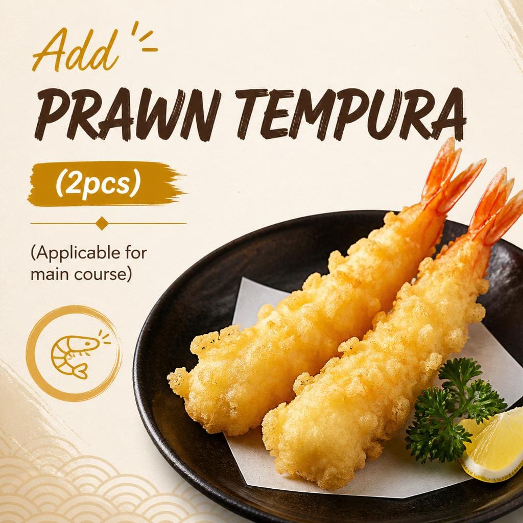 Add Prawn Tempura 2pcs Turning Point